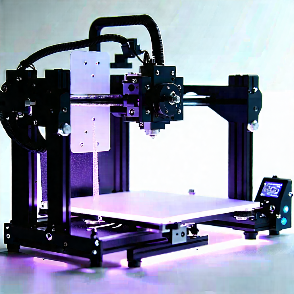 3d printer with holographic projection
