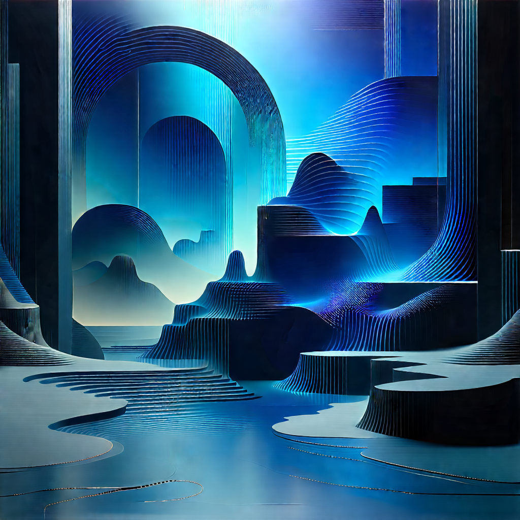 Artificial Intelligence Visualization With Image, There