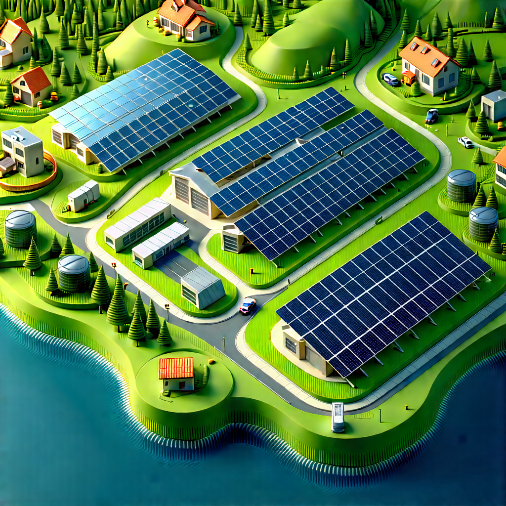 Innovative Renewable Energy (design:1.21) With Large Solar