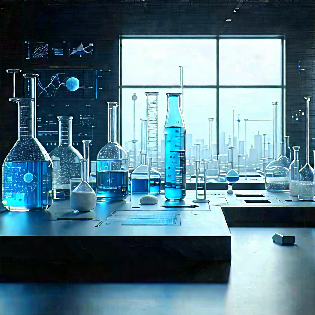 Entertainment Technology In Modern Laboratory With Laboratory Large