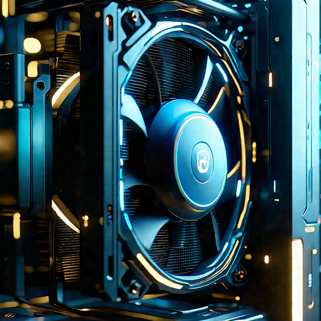 Close-up of cooling system