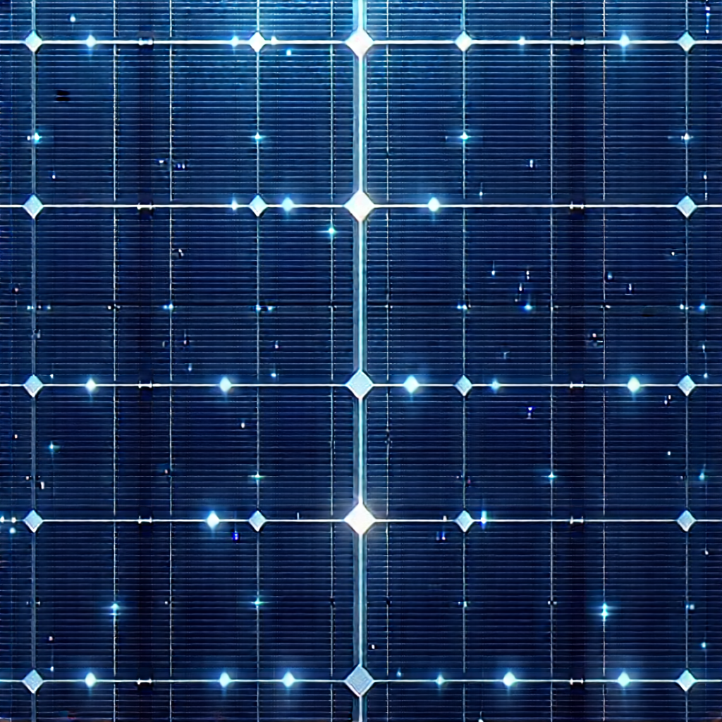 Solar panel with data streams