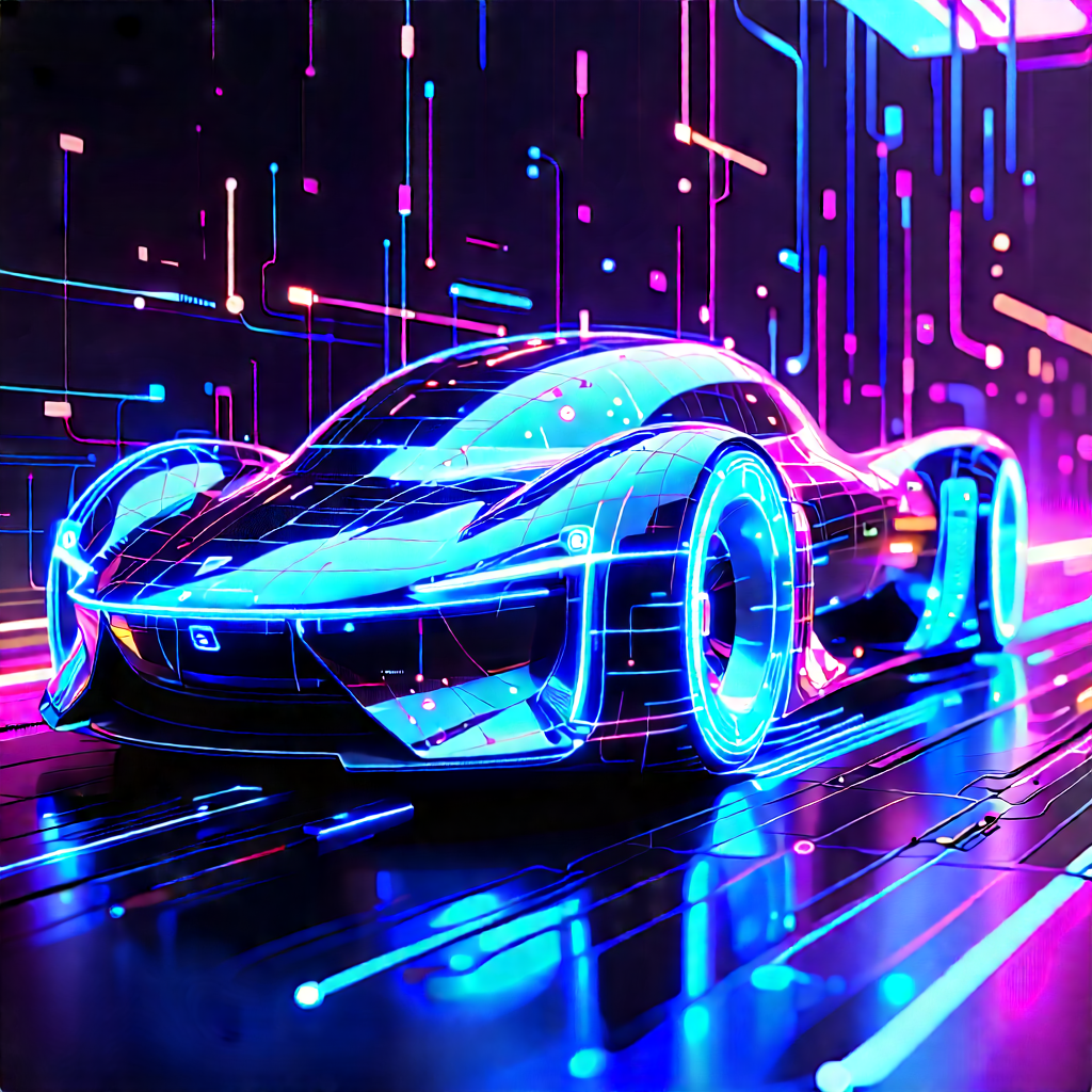 Innovative Electric Vehicle Design With Futuristic Shown