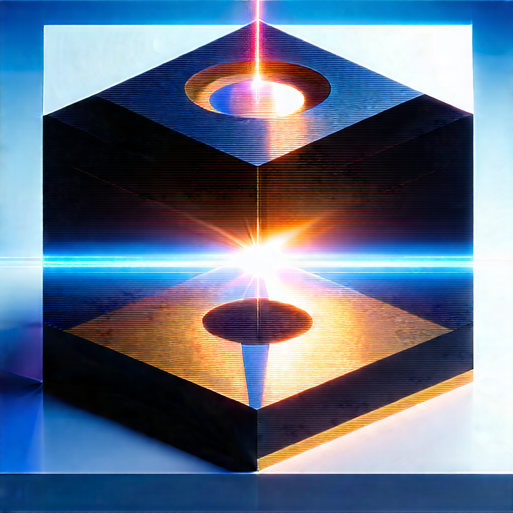 Quantum computer with laser scanning