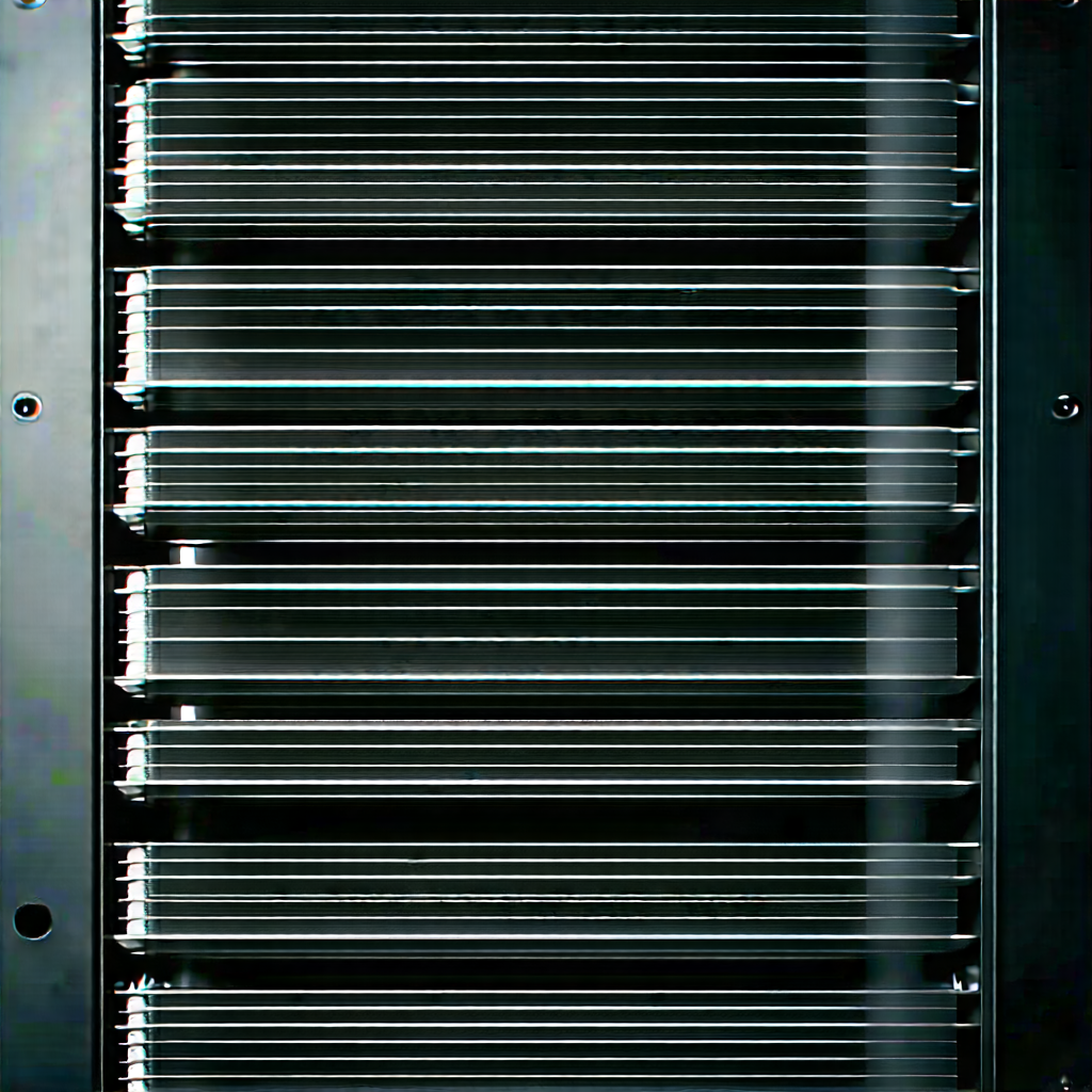 Close-up of cooling system