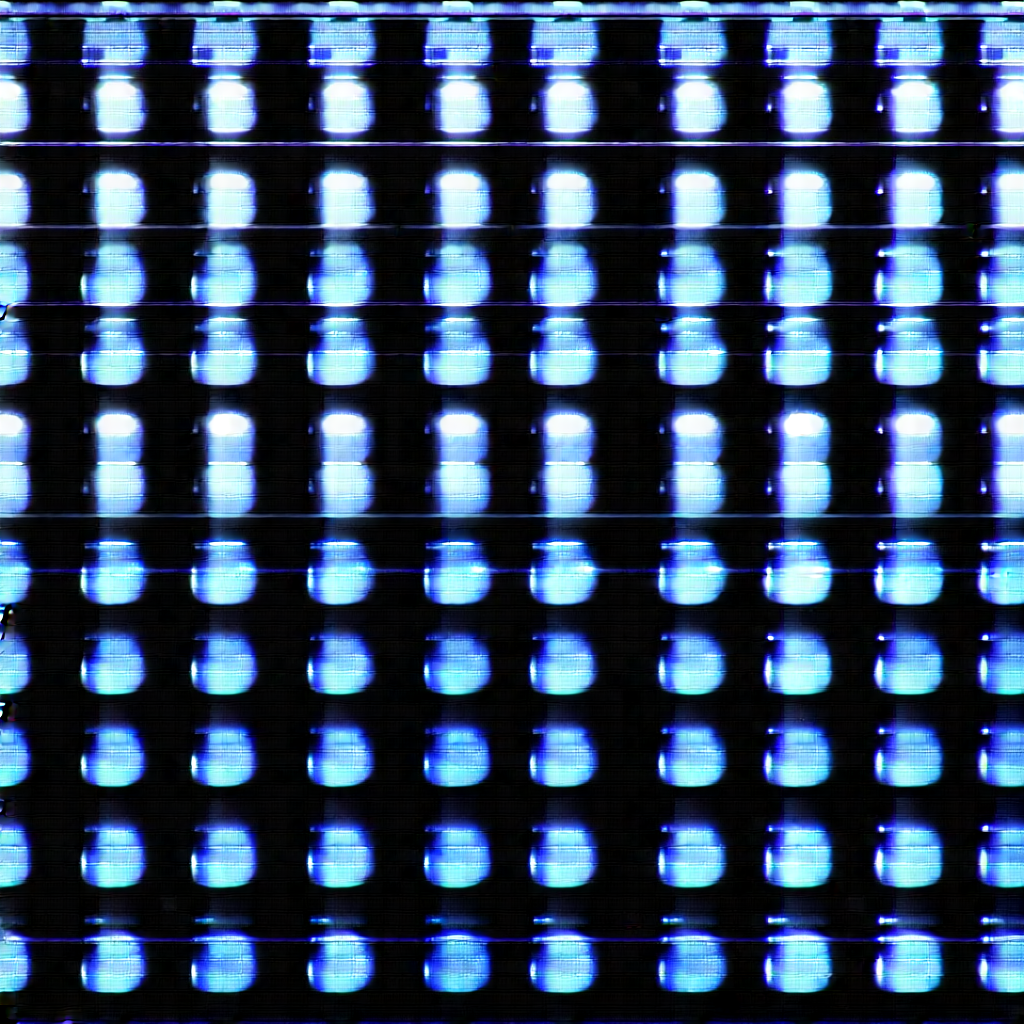 Close-up of sensor array