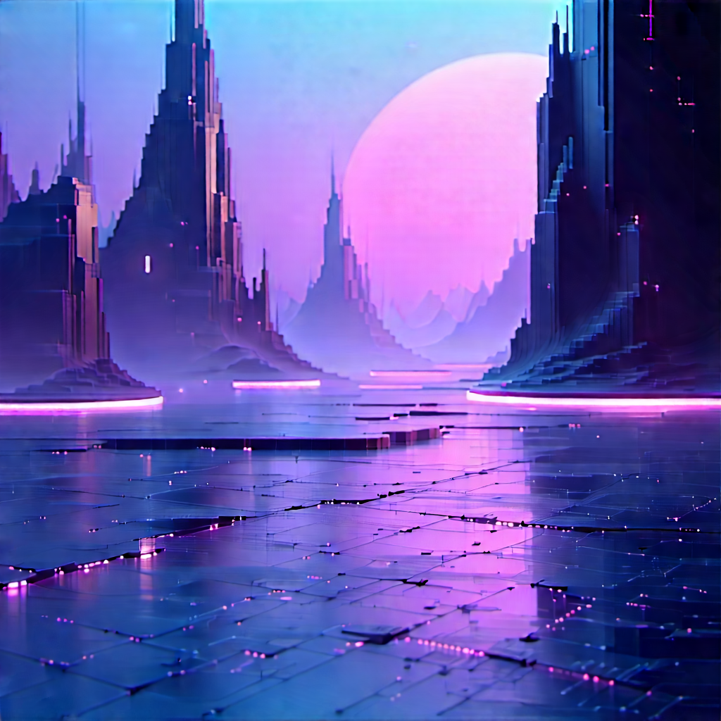 Futuristic Tech Startup Office With Futuristic Scene,