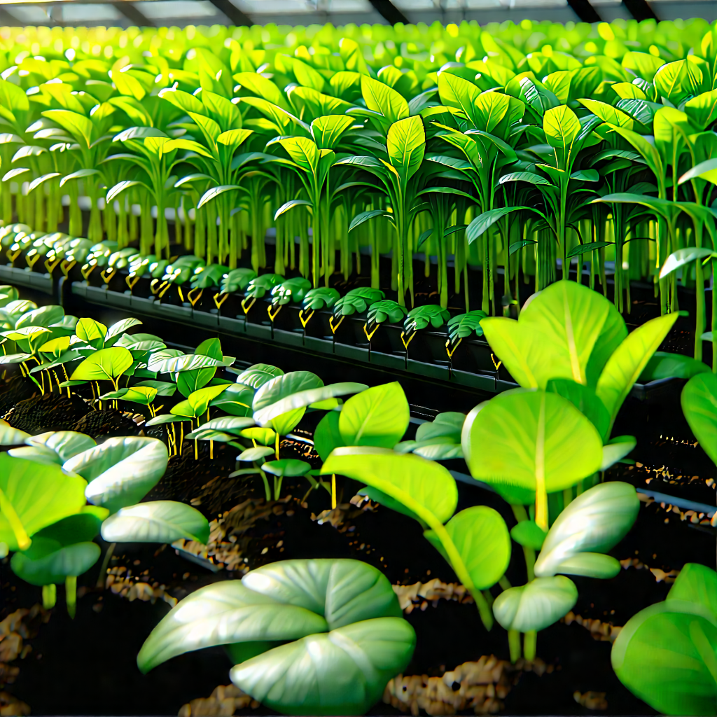 Agricultural technology in manufacturing facility
