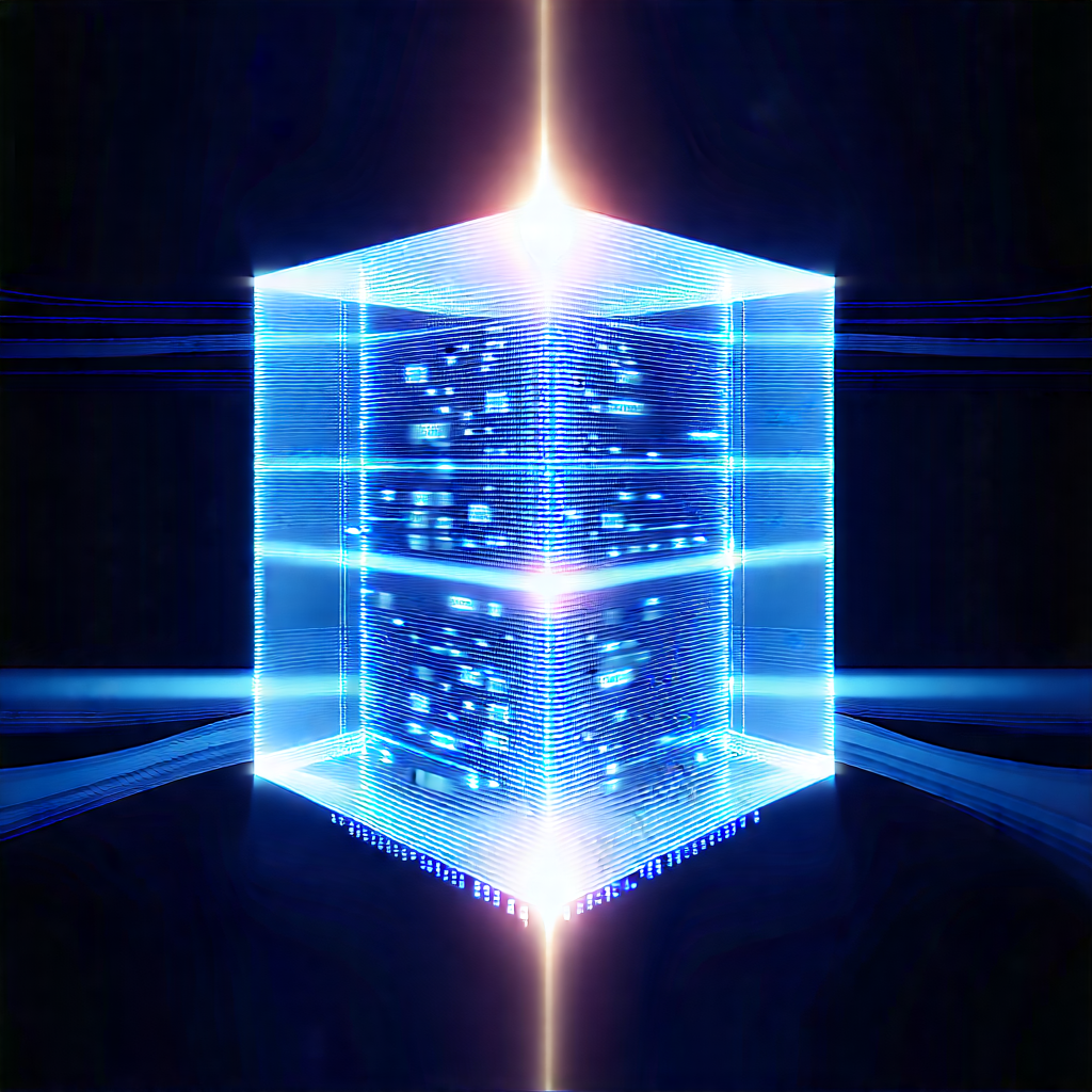 Quantum Computer With Data Streams With Large Blue