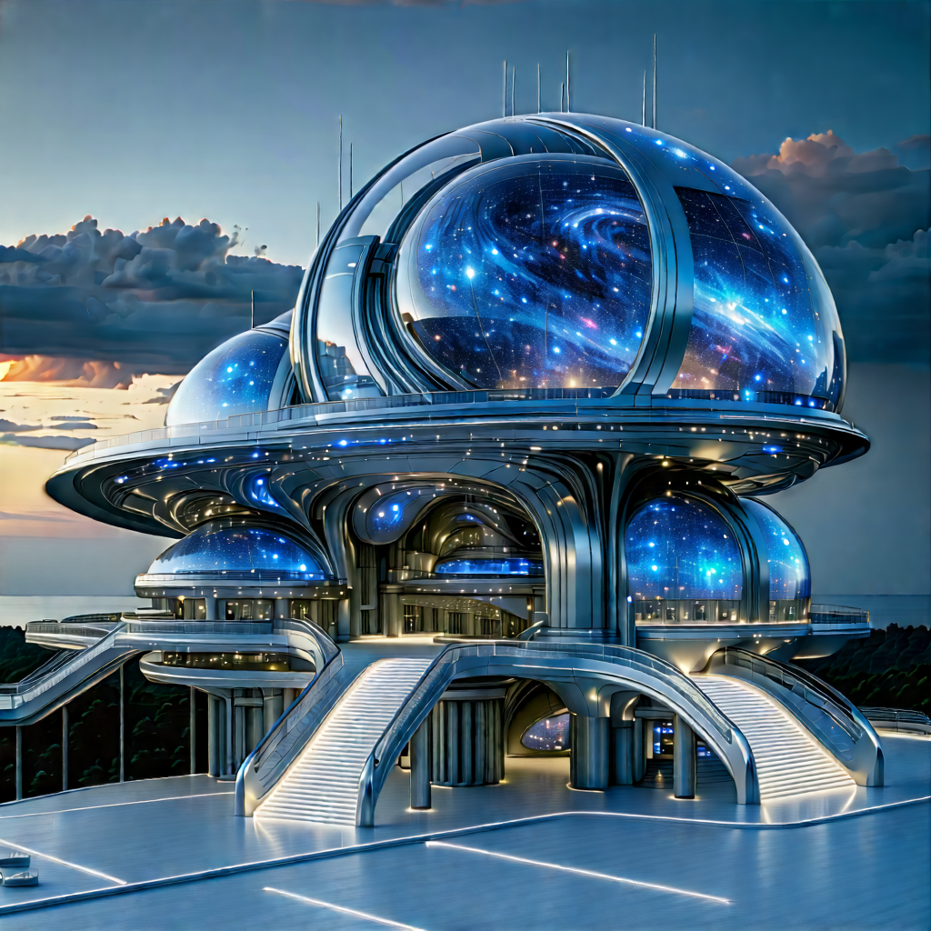 Innovative Renewable Energy Design With Futuristic Building