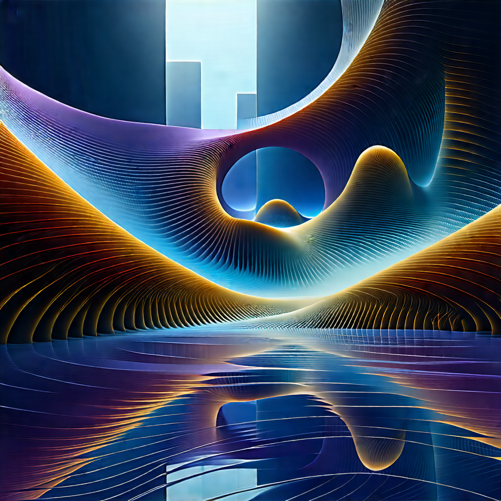 Big Data Visualization With Futuristic, Abstract