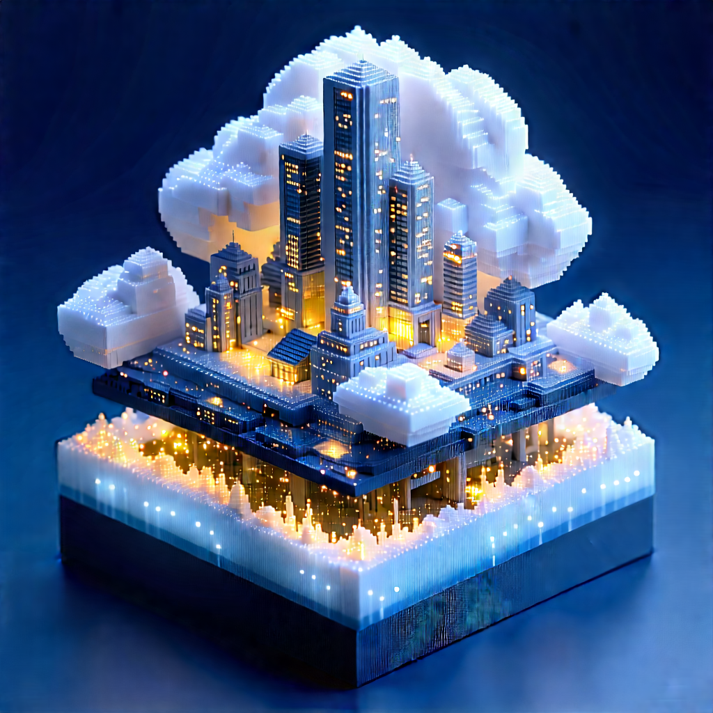 Cloud Computing Visualization With Model City