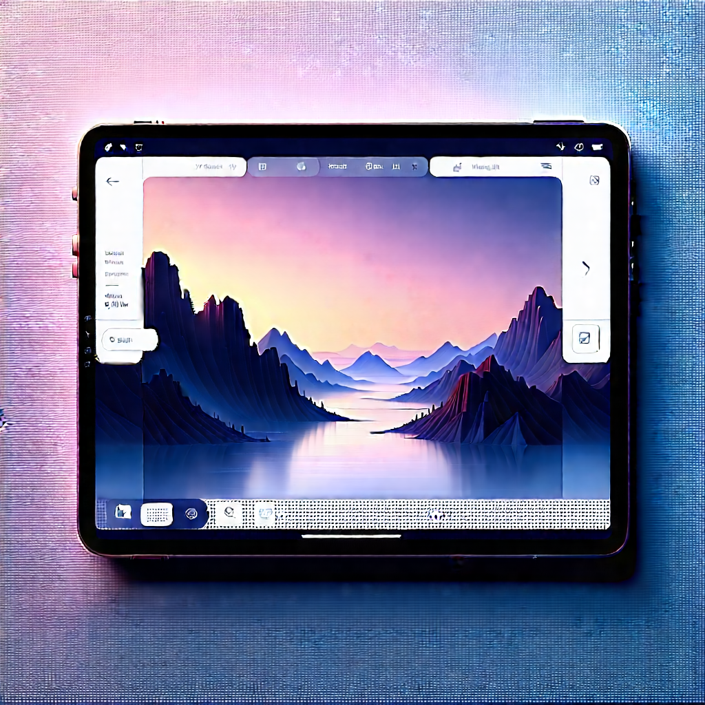 Tablet With Streaming Content With Laptop Computer