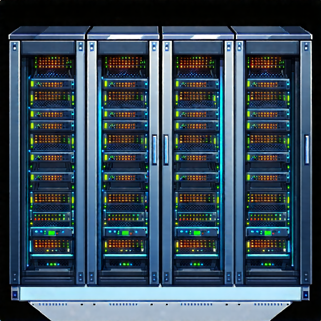 Server rack with laser scanning