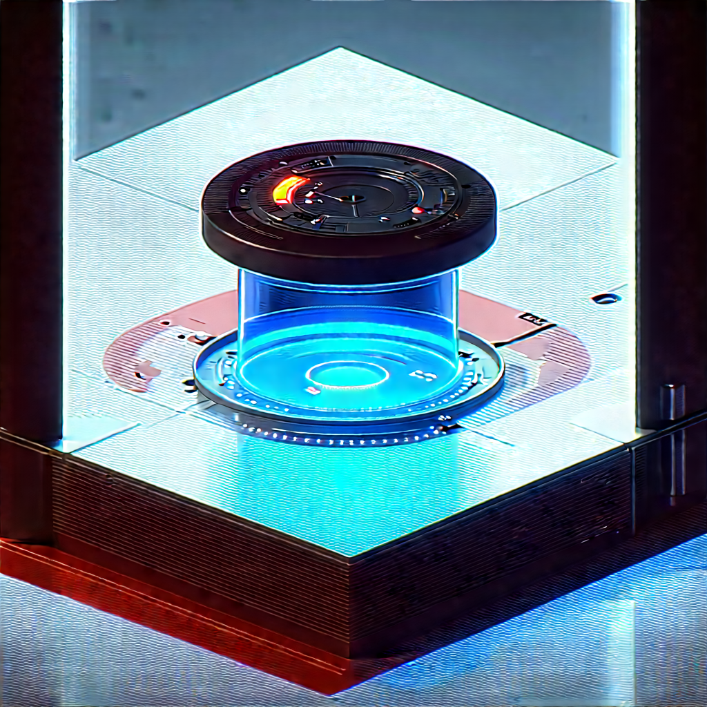 Futuristic research laboratory