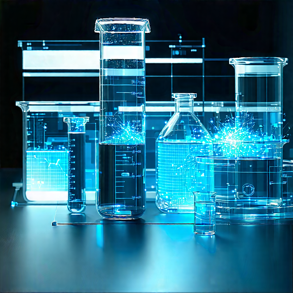 Entertainment Technology In Modern Laboratory With Table Variety