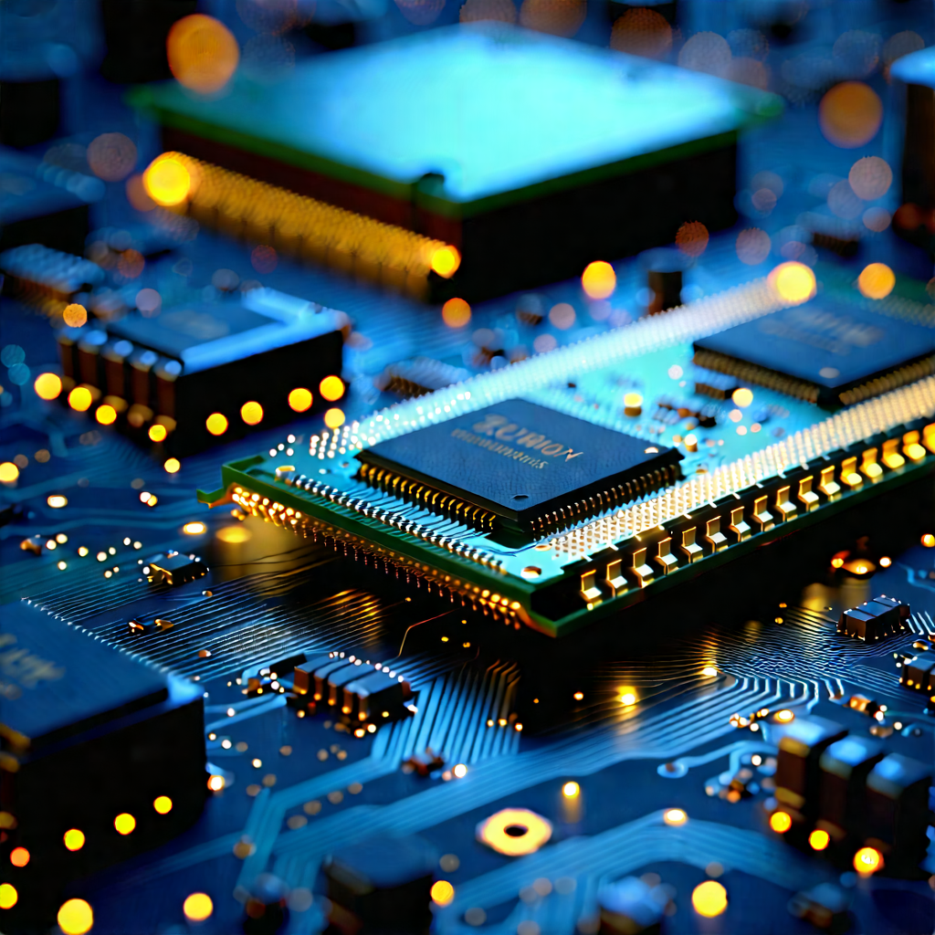 Close-up of memory module