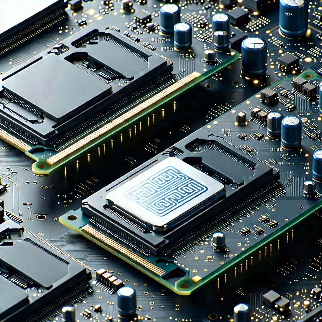 Close-up of memory module
