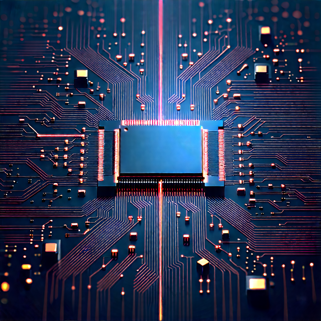 Microchip with digital particles
