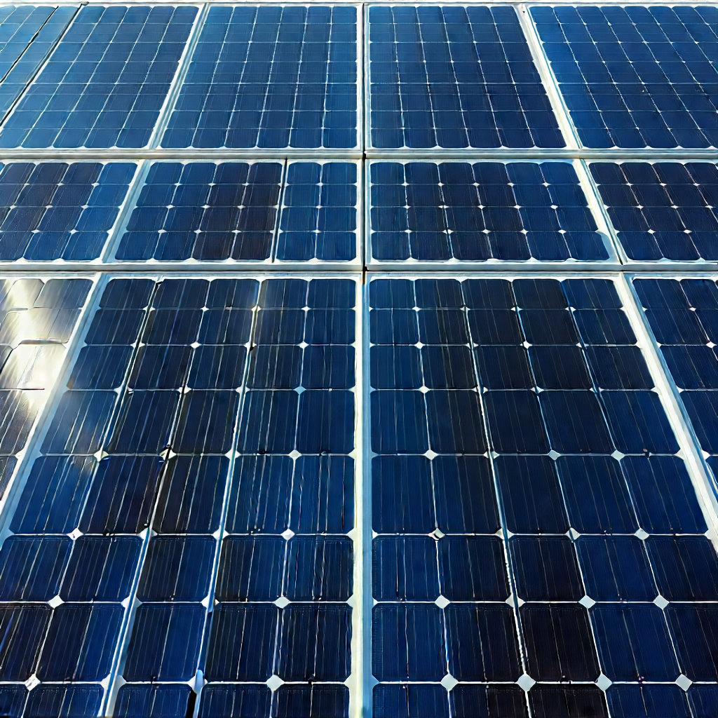Solar Panel With Laser Scanning With Large Solar