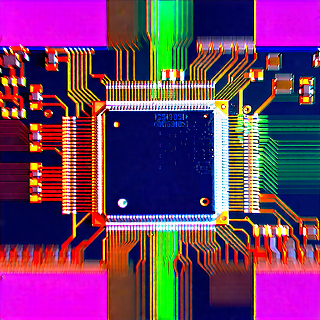 Microchip with laser scanning