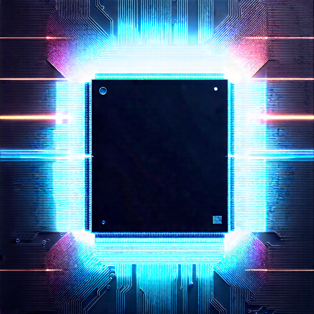 Microchip with holographic projection
