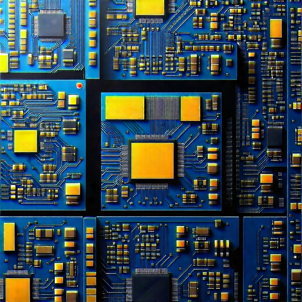 Close-up of sensor array