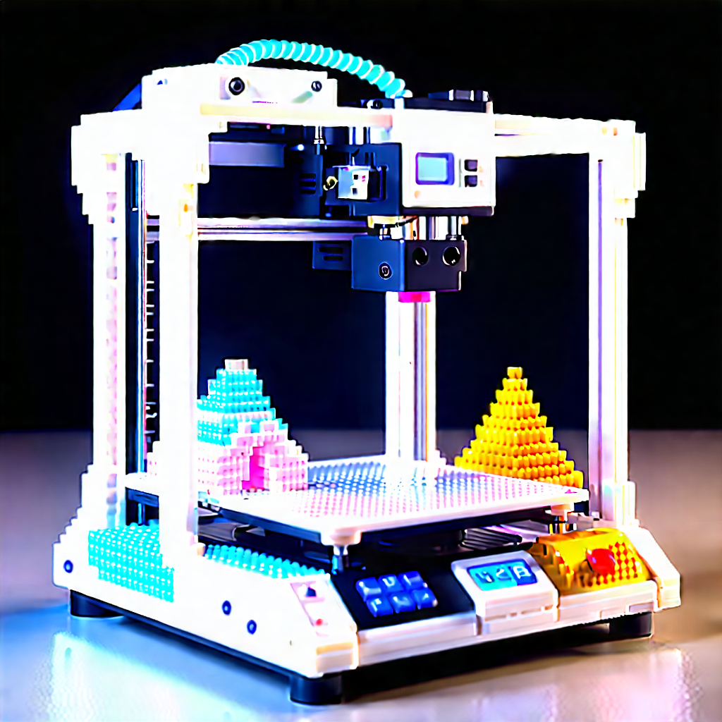 3d printer with digital particles