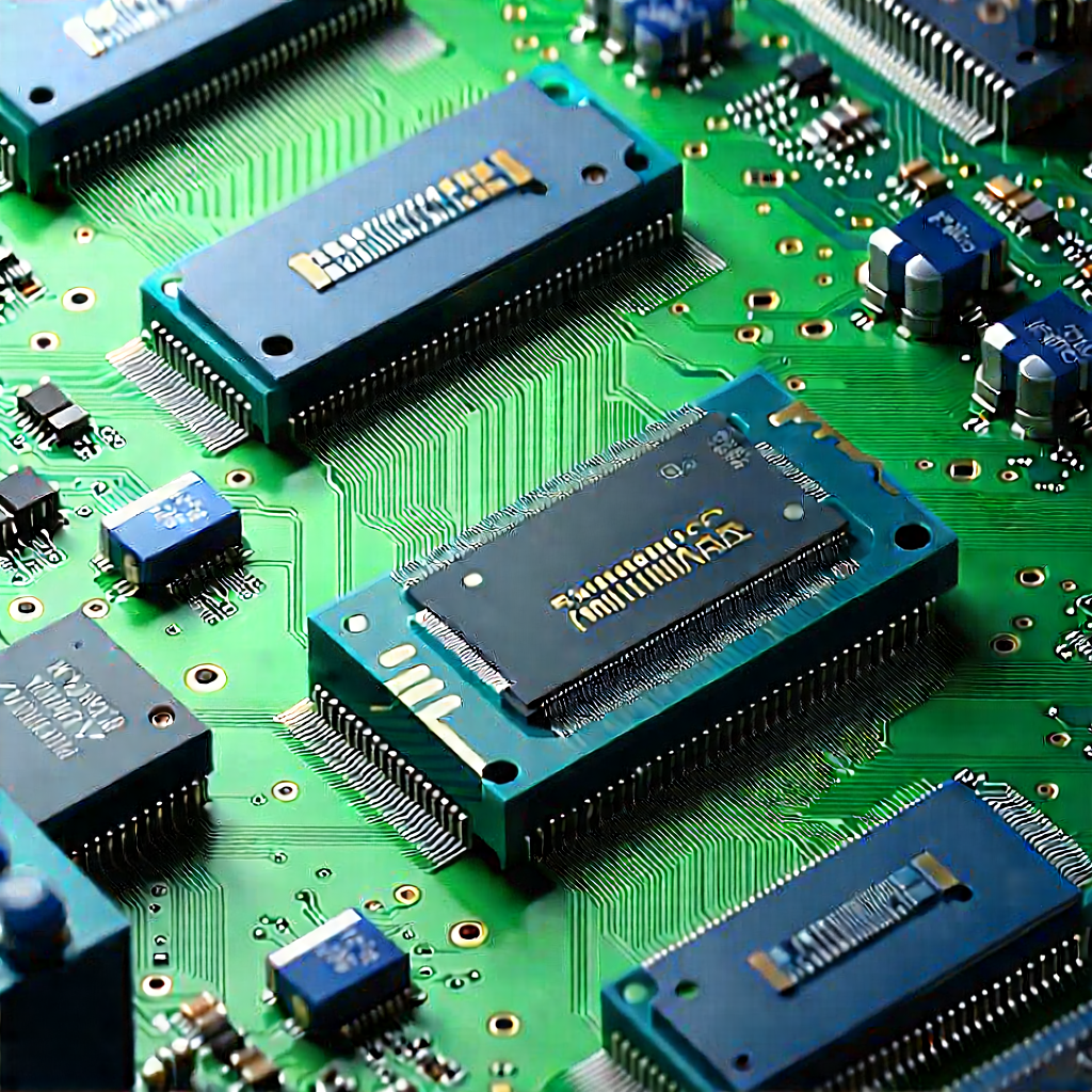 Close-up of memory module