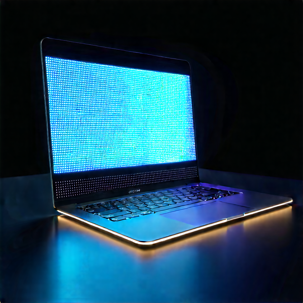 Laptop With Holographic Display With Laptop Computer