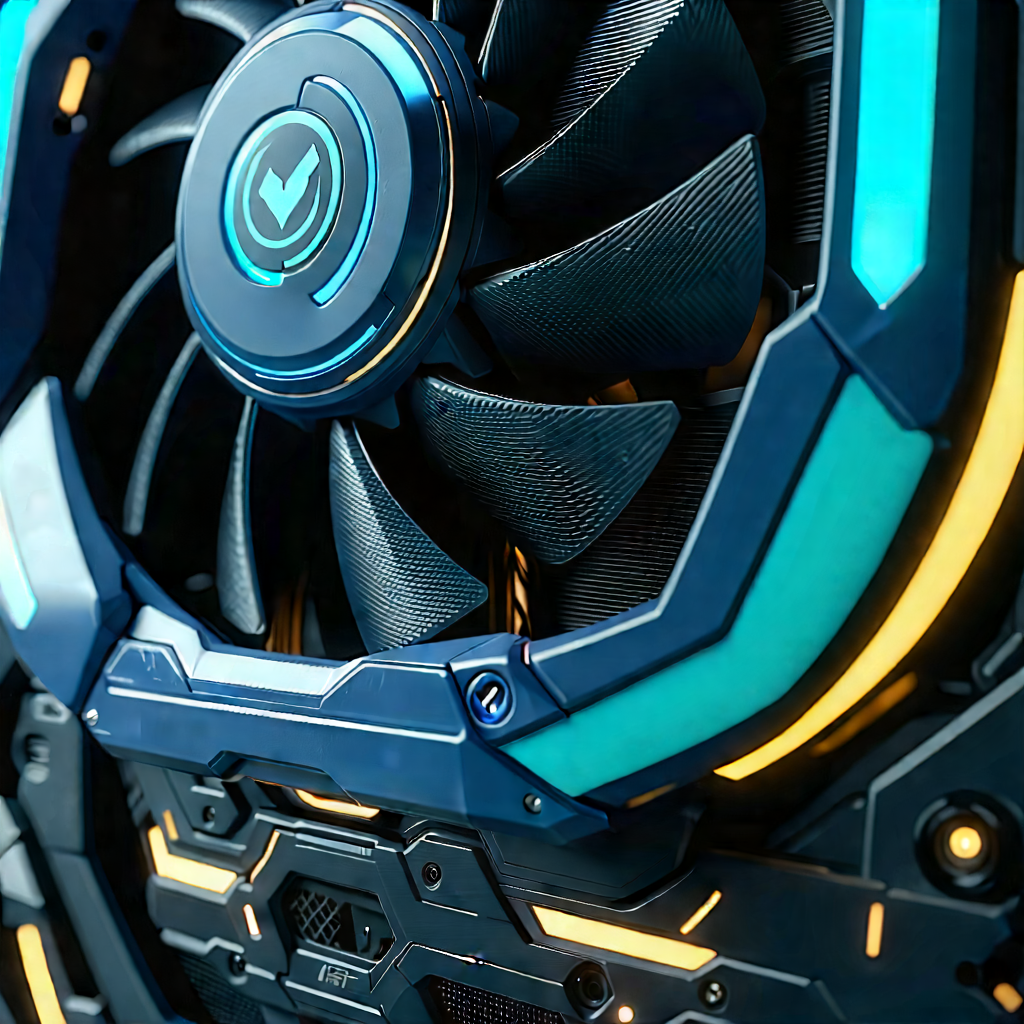 Close-up of cooling system