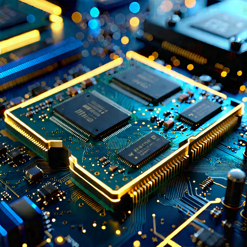 Close-up of memory module