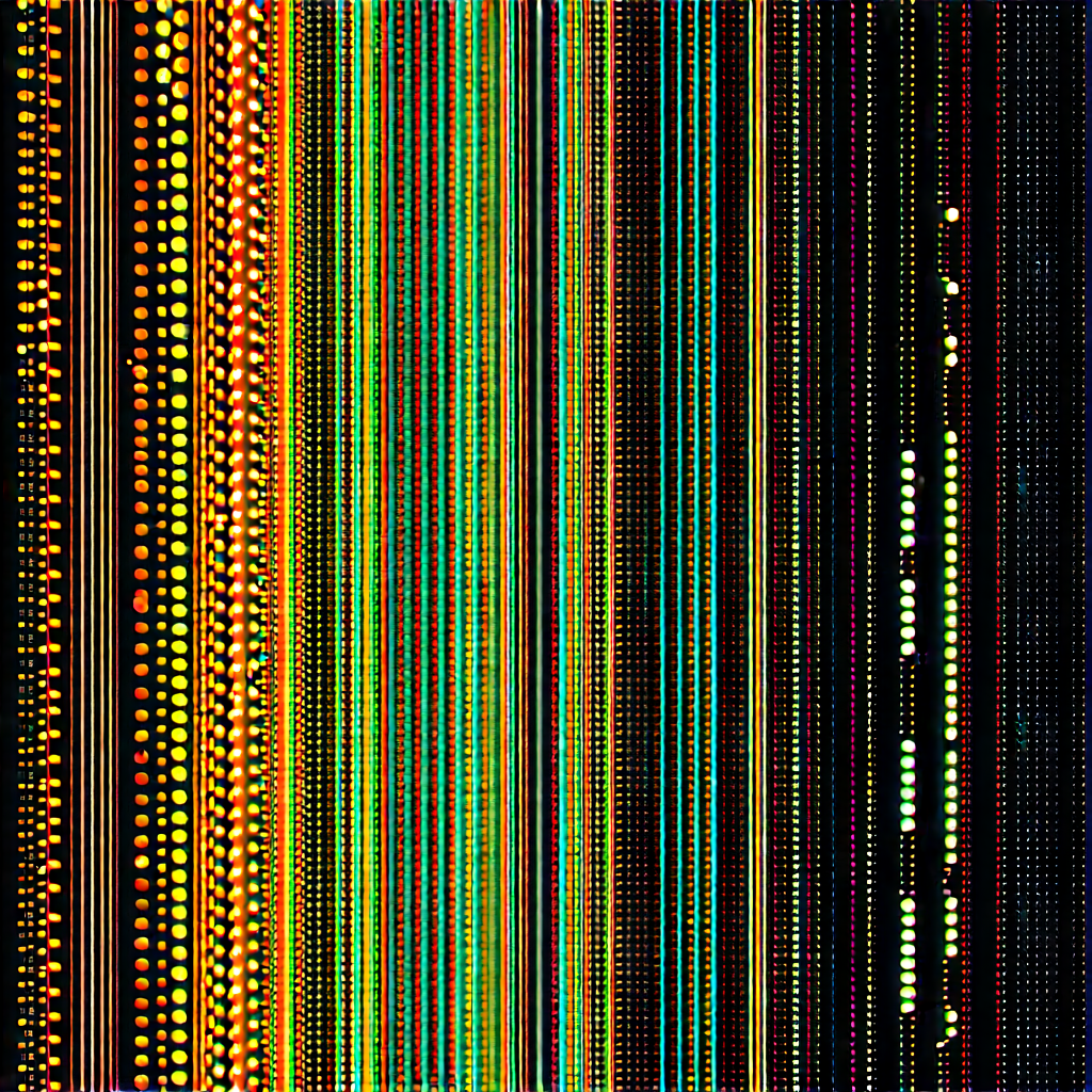 Close-up of sensor array