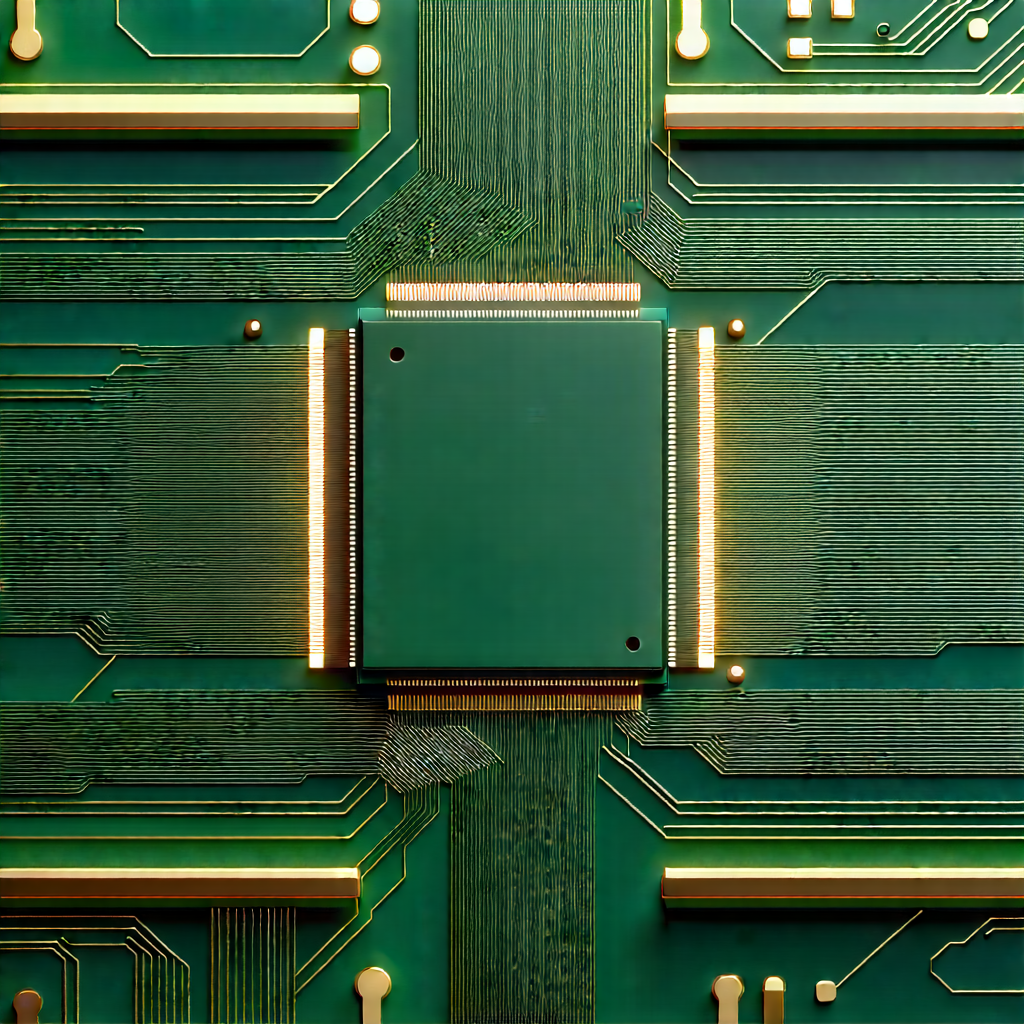 Close-up of electronic circuit