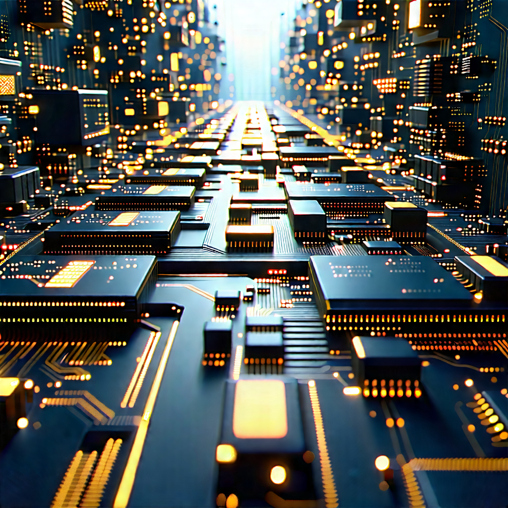 Close-up Of Sensor Array With Image, There