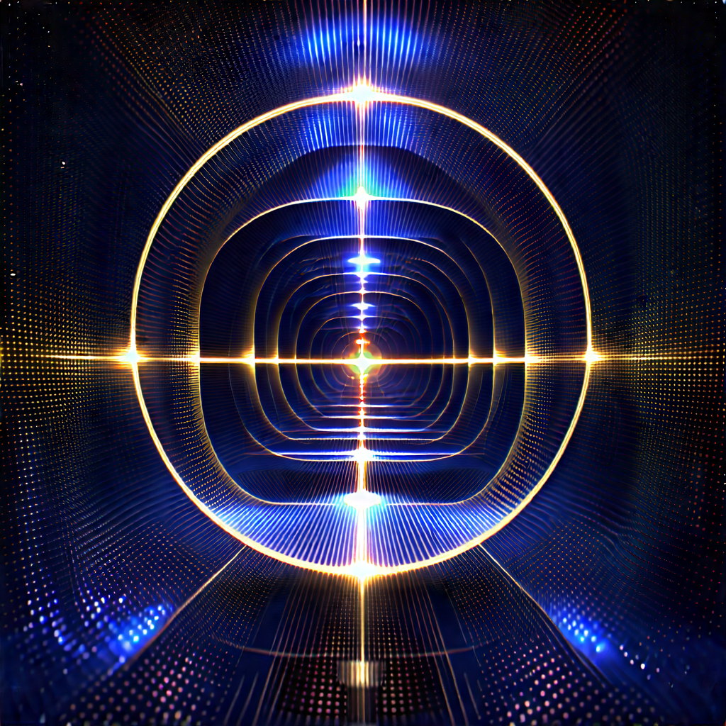 Quantum Computer With Laser Scanning With Large, Brightly