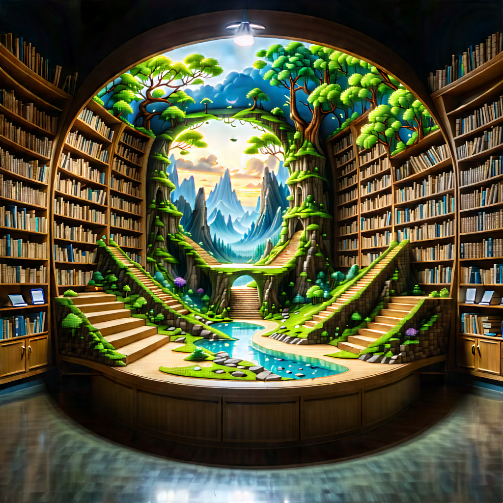 Educational Technology In Research Center With Image, There