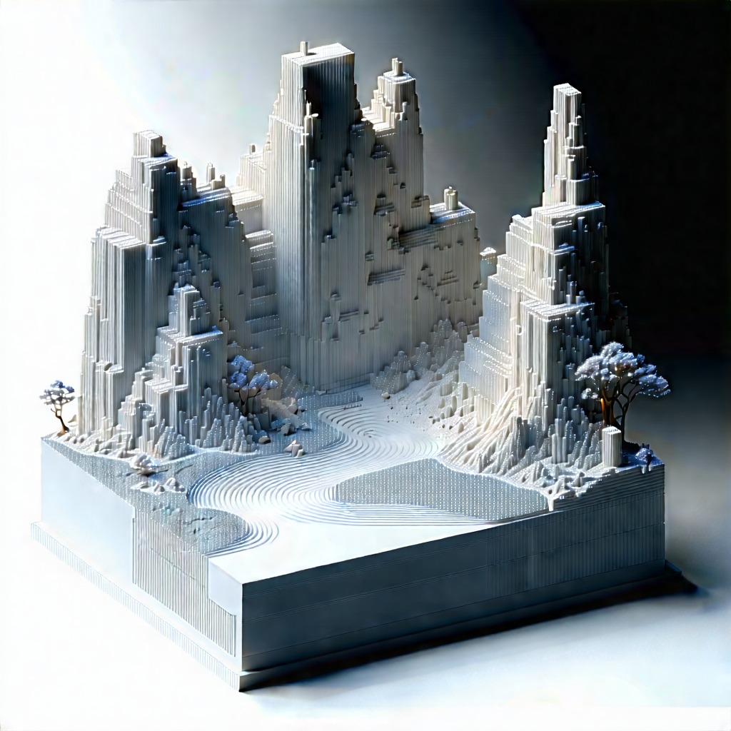 3d printer with (digital:1.18) particles
