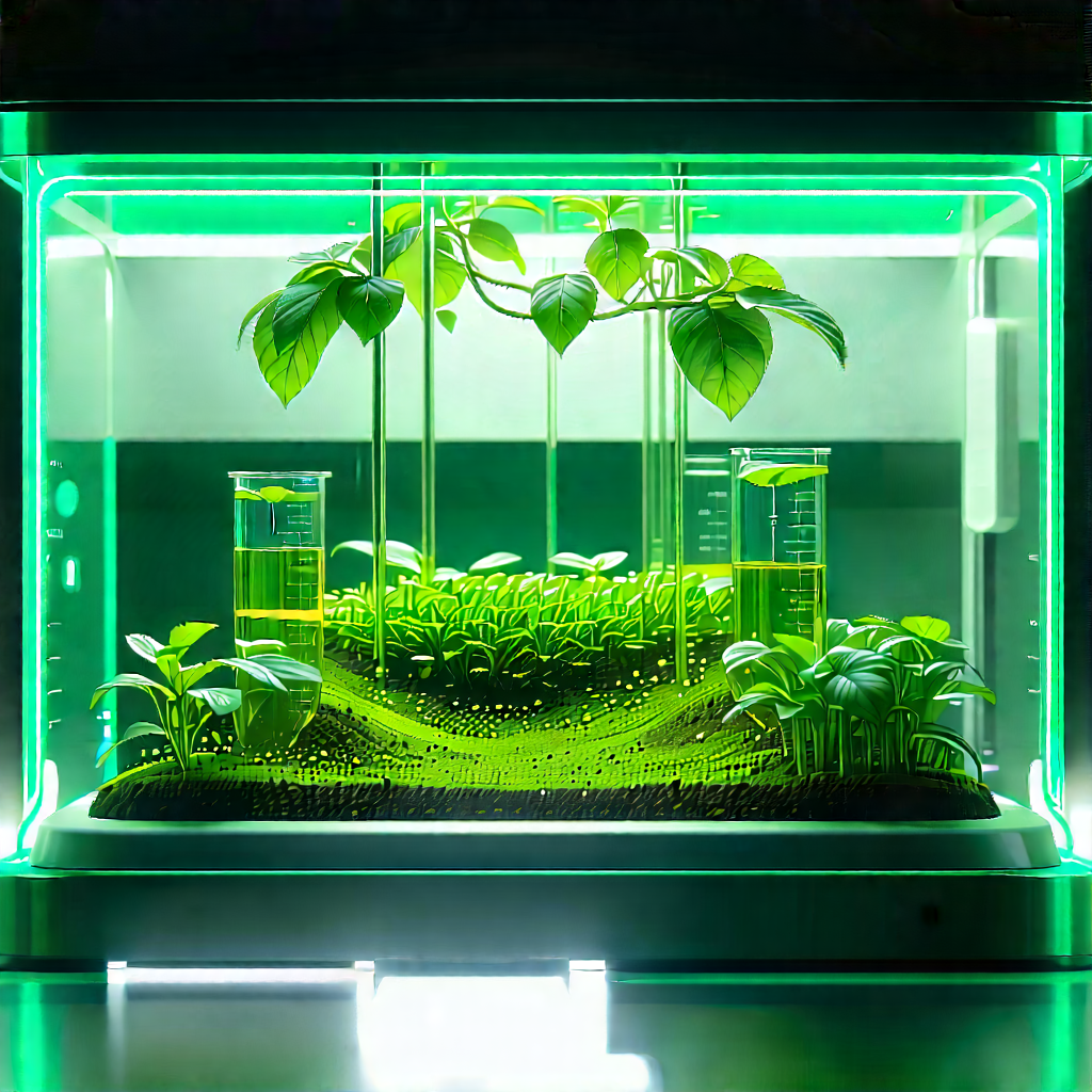 Agricultural technology in modern laboratory