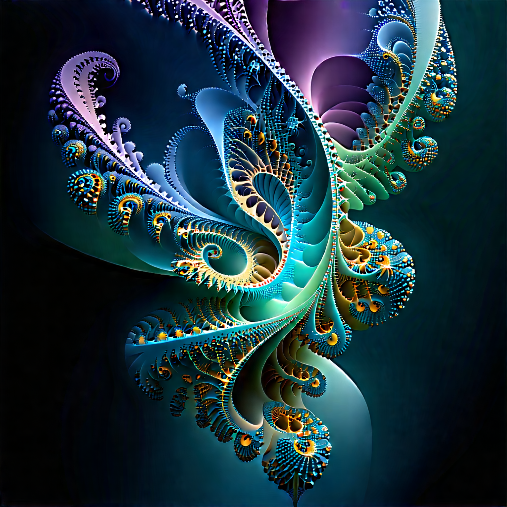 Machine Learning Visualization With Colorful Intricate