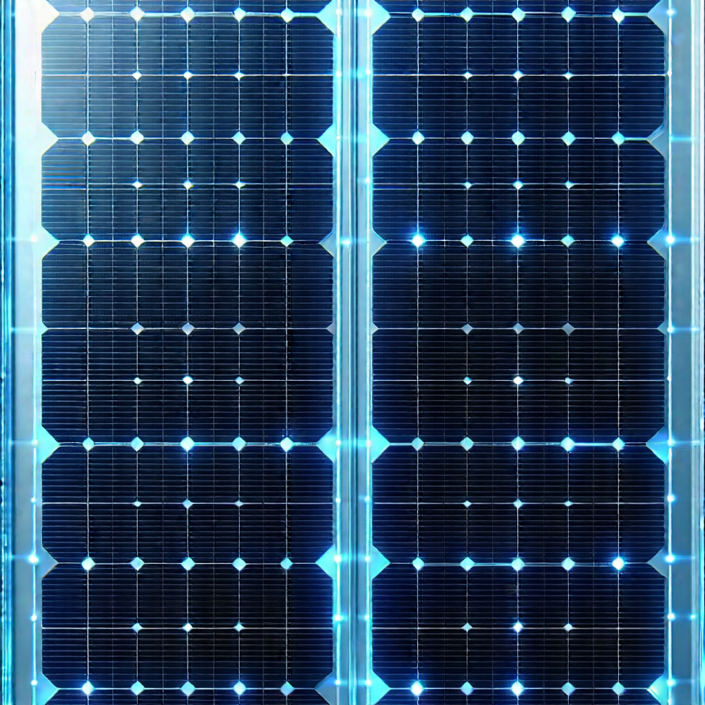Solar Panel With Data Streams With Large Solar