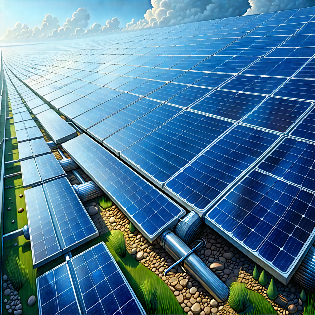 Innovative Renewable Energy (design:1.17) With Large Solar