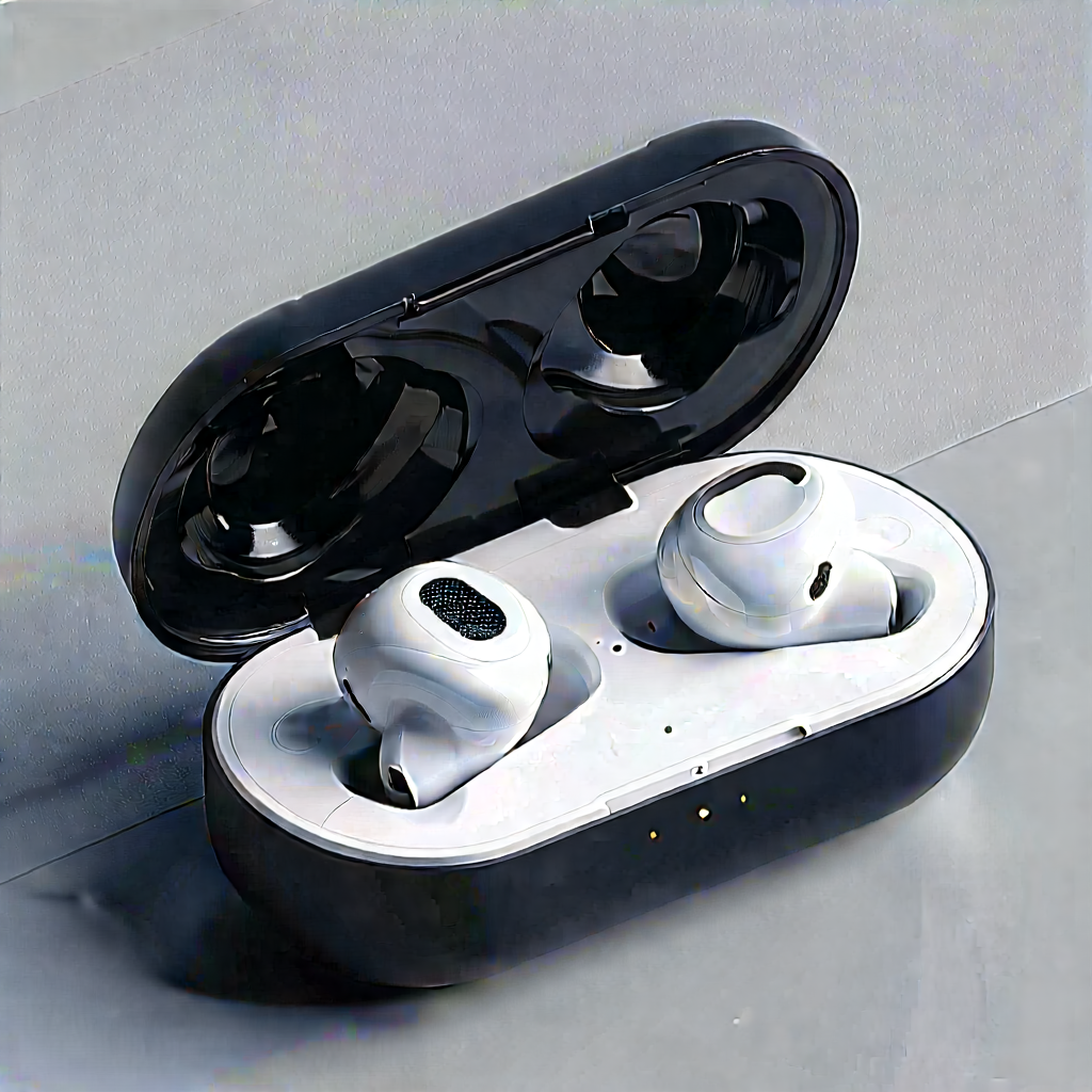 Wireless earbuds with streaming content