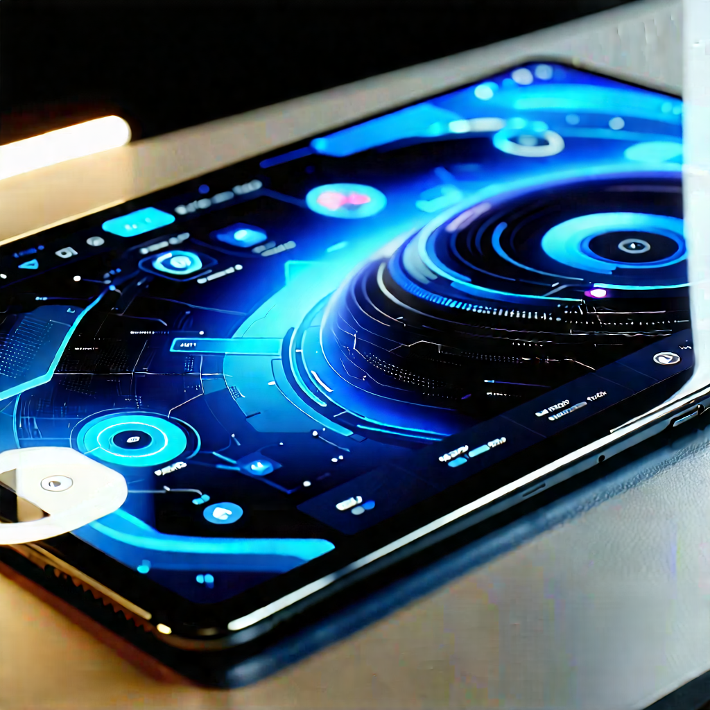 Tablet with user interface