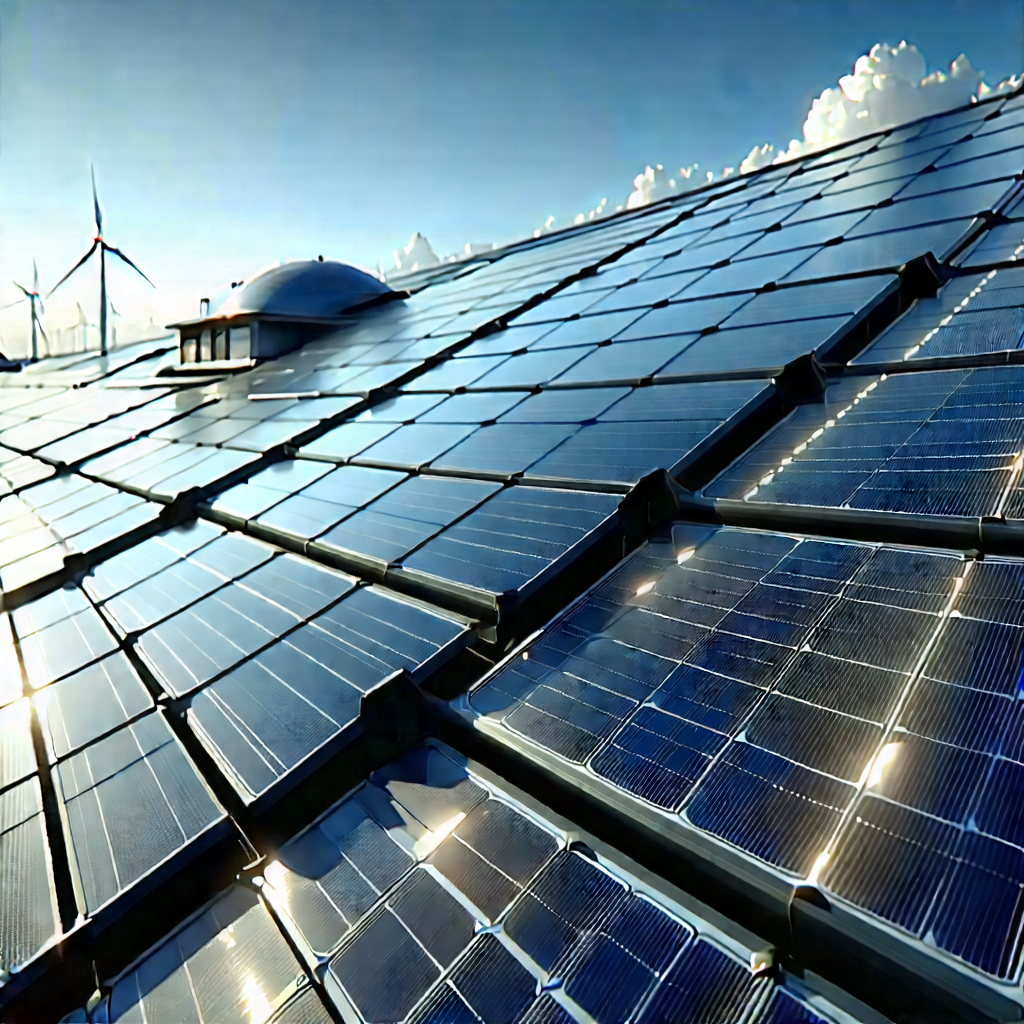 Innovative Renewable Energy (design:1.42) With Large Solar