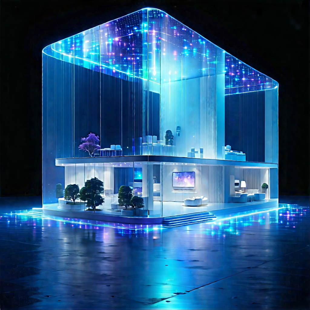 Futuristic Innovation Hub With Futuristic House