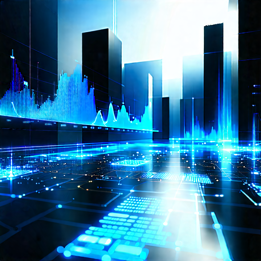 Financial Technology In Research Center With Image, There