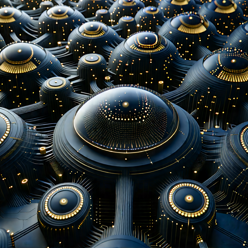 Close-up of sensor array