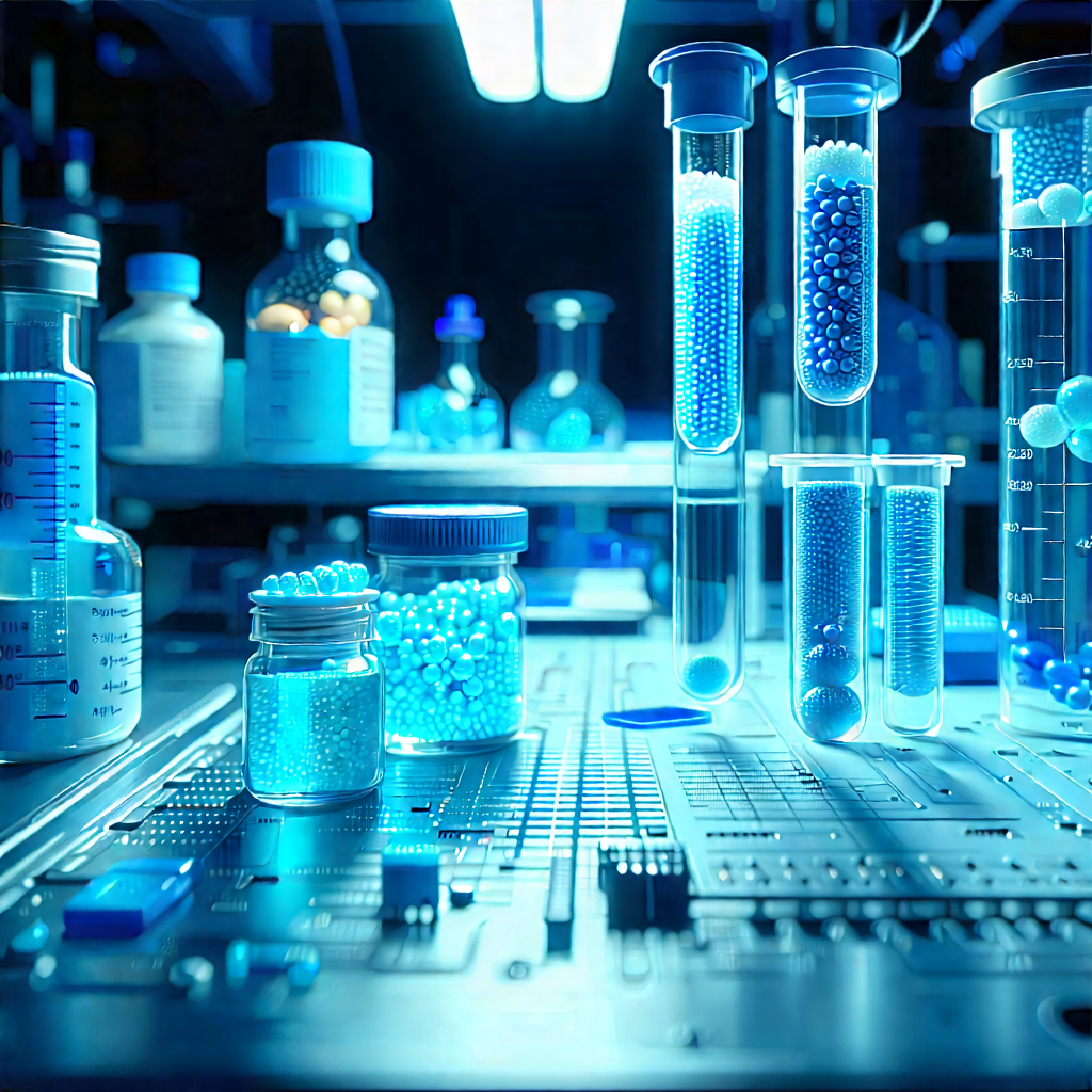 Healthcare technology in (modern:1.25) laboratory