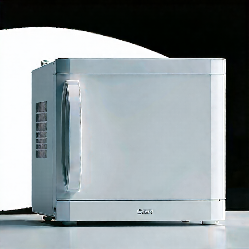 Innovative Smart Appliance Design With White Microwave